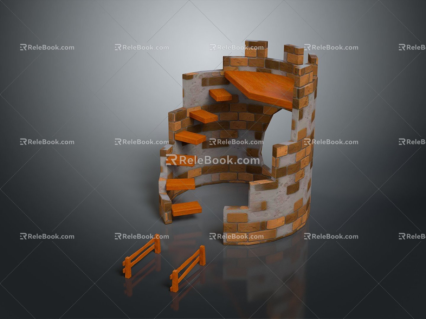 Tower defense sentry tower tower air defense watchtower observatory observatory observatory tower loft 3d model