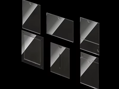 High Quality Transparent Acrylic Sheets For Display And Decoration 3d model