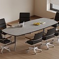 20 Conference Table Modern Conference Table and Chair 3d model