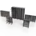 Metal Storage Shelving Units Different Sizes Open Design For Industrial Storage
