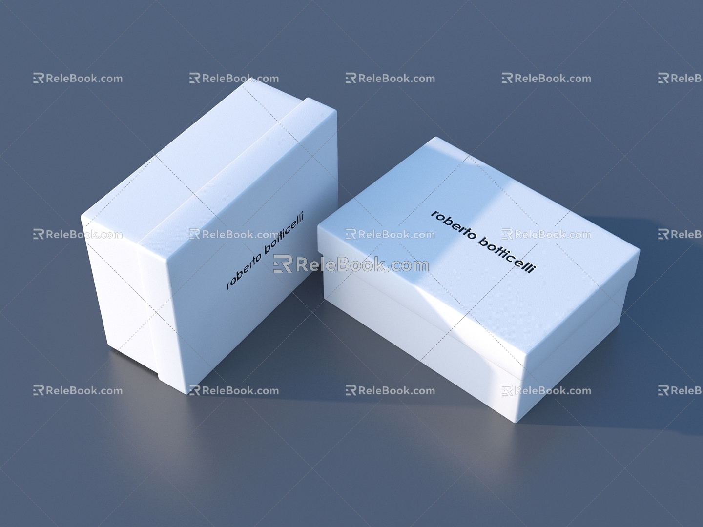 Carton packaging box 3d model