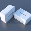 Carton packaging box 3d model