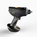 Industrial Equipment Modern Handheld Tool With Black Orange Design Blue Ring Light And Ergonomic Handle