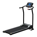 Fitness Treadmill With Digital Display And Motorized Running Belt For Home Exercise