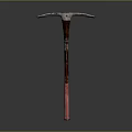 High Quality Pickaxe With Metal Head Wooden Handle And Pink Bottom
