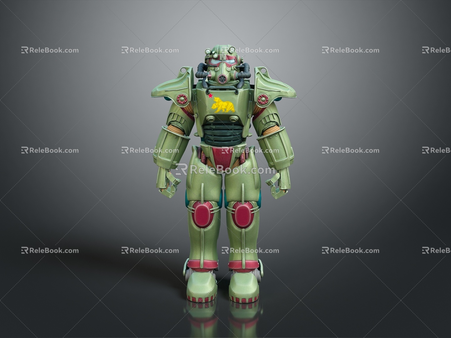 Mech Warrior Mech Soldier Machine Battlearm Mechanical Battlearm Machine Fighter Robot 3d model