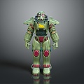 Mech Warrior Mech Soldier Machine Battlearm Mechanical Battlearm Machine Fighter Robot 3d model