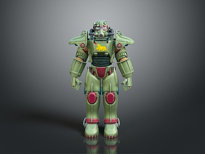 Mech Warrior Mech Soldier Machine Battlearm Mechanical Battlearm Machine Fighter Robot 3d model