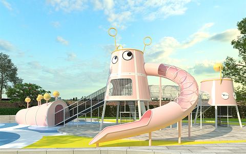 Children's Entertainment Equipment Modern Amusement Equipment 3d model