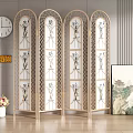 Metal Screen Partition Study Partition Bedroom Partition Privacy Partition 3d model