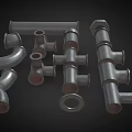 Different Types Heavy Duty Metal Pipe Fittings For Industrial Hardware Tools