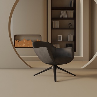 modern leisure chair 3d model