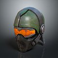 Sci-Fi Helmet Alien Helmet High Tech Helmet Game Helmet Helmet Helmet 3d model