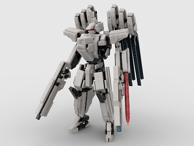 LEGO Toy Gundam Robot Mecha Warrior 3d model