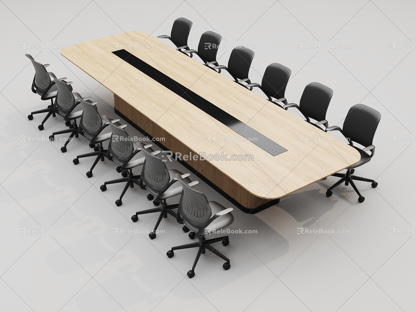 Conference table 3d model