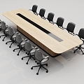 Conference table 3d model