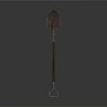 Durable Metal Garden Shovel With Long Handle For Digging Work