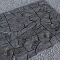 Natural Gray Stone Stepping Stones Pathway with Irregular Shapes for Outdoor Garden Landscape