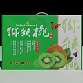 Green White Kiwi Fruit Gift Box With Fresh Kiwi Images And Butterfly Design