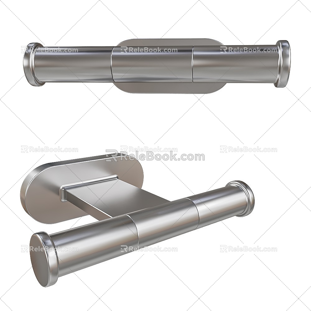 Stainless steel door handle 18w 3d model