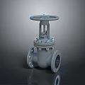 Industrial Gray Valve With Handwheel And Flange Design For Pipeline Systems