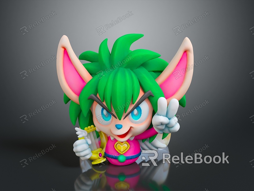 Cartoon Characters Cartoon Animals Cartoon Small Animals Game Characters Virtual Characters Anime Characters Cartoon Elves model