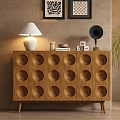 Middle Style Sideboard 3d model