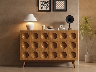 Middle Style Sideboard 3d model