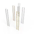 Household Ladders With Silver Gold Brown Colors For Home Daily Use