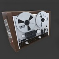 Modern Retro Radio Modern Realistic Retro Old Objects 8090 s Nostalgic Radio Machine 3d model