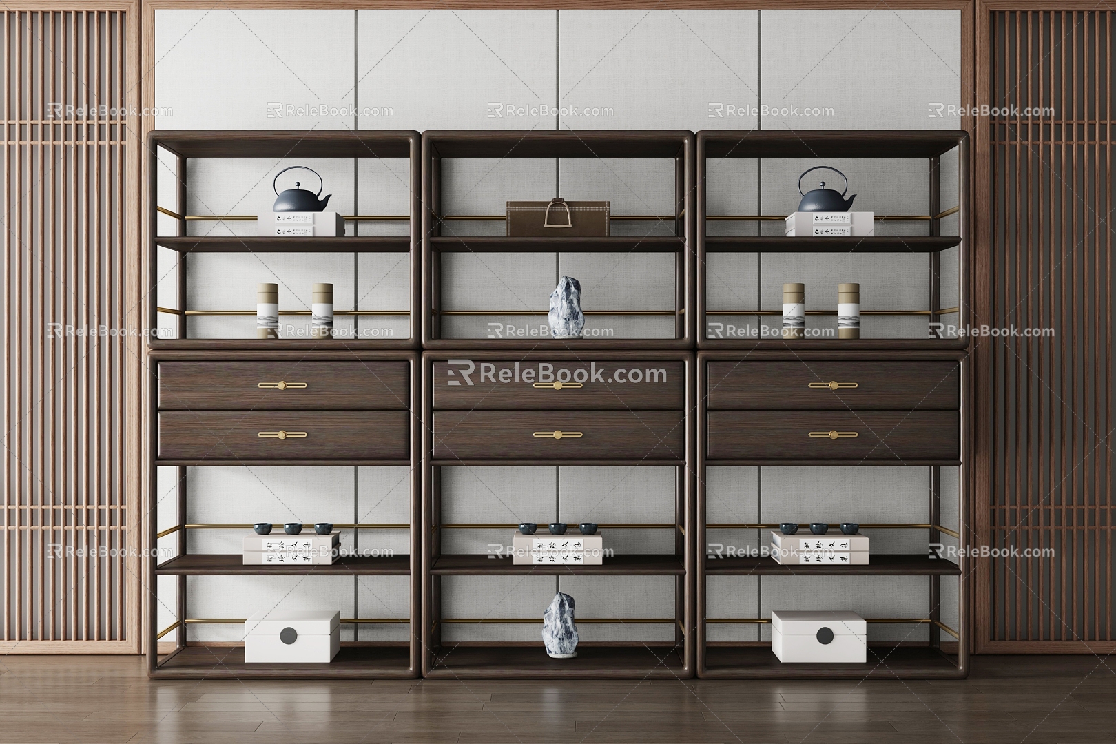 New Chinese Antique Rack model