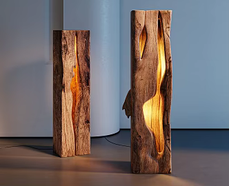 Quiet Floor Lamp Old Wood Floor Lamp Old Wood Floor Lamp Famous Floor Lamp 3d model