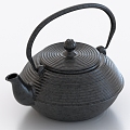 Chinese Teapot Tea Set Purple Sand Teapot 3d model