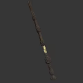Intricate Handcrafted Magic Wand With Detailed Carvings And Decorative Design Elements