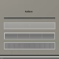 Poliform Modern Air Conditioner Vents Featuring Various Sleek White And Black Designs