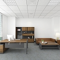 Office Manager Room 3d model