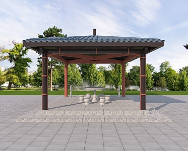 Pavilion 3d model