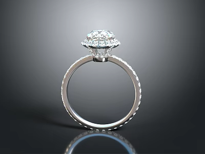 Ring Diamond Ring Gem Ring Women's Ring Wedding Ring Gold Ring Silver Ring Jewelry 3d model