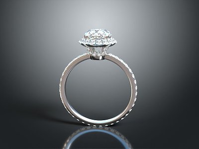 Ring Diamond Ring Gem Ring Women's Ring Wedding Ring Gold Ring Silver Ring Jewelry 3d model