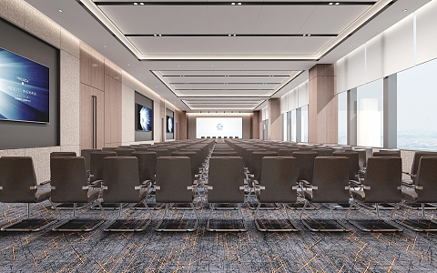 Large conference room 1101 3d model