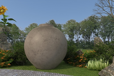 78 Pottery Pot 3d model