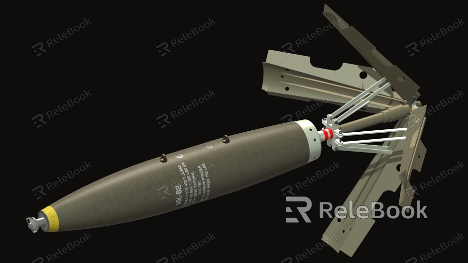 Military weapons, heavy missile, child-mother missile, cruise missile model