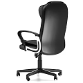 Modern Home Office Table And Chair Set With Ergonomic Leather Seat And Metal Frame