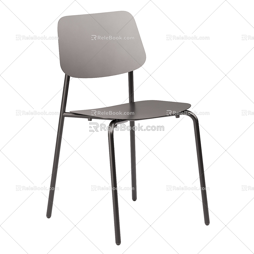 Simple leisure chair 3d model