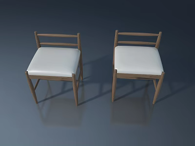Modern Hinged Door Design With Wooden Frame And White Panel For Interior Spaces 3d model