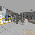 Tooling Culture Space Library 3d model