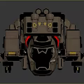 Humanoid robot science fiction robot industrial robot intelligent robot 3d model