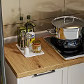 Kitchen Storage Shelf With Multi-tier Design For Microwave Fruits Vegetables And Jars