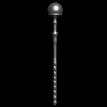 Sturdy Hardware Tool with Spherical Top and Long Twisted Spiral Rod Design