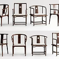 Stylish Modern Wooden Accent Chairs Featuring Various Backrest And Armrest Designs